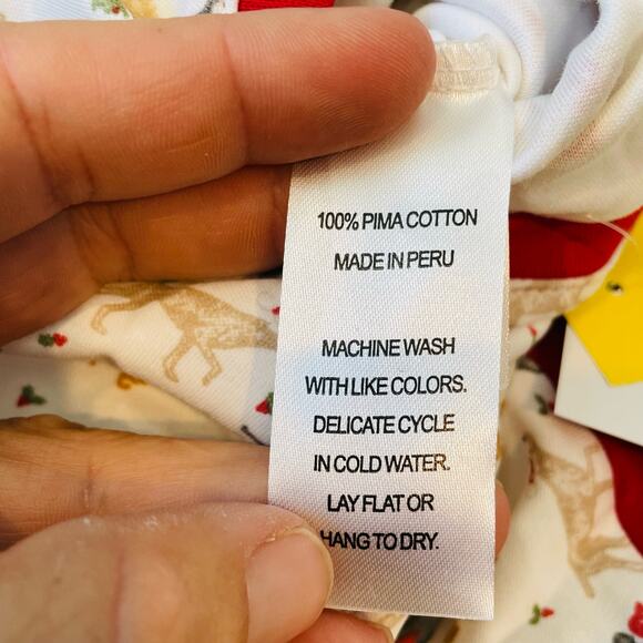 NWT James & Lottie 3M Christmas Puppy Footed Romper - Picture 5 of 5